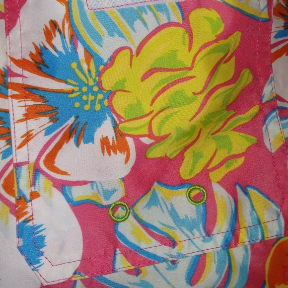 Vineyard Vines | Swim Trunks Hawaiian Floral Print Men's Size Medium - Picture 7 of 14